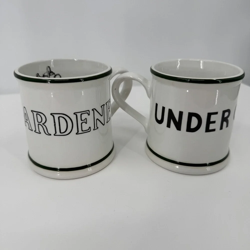 The National Trust Mug Set Head & Under Gardner Staffordshire England
